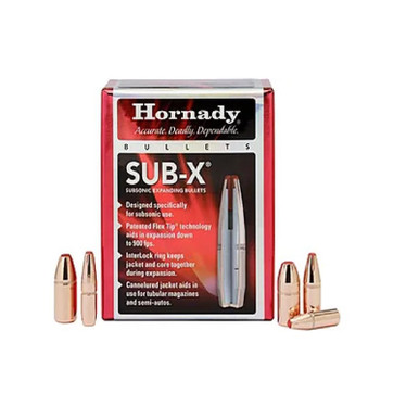 HORNADY 35CAL (.357") 250GR SUB-X BULLETS 100CT