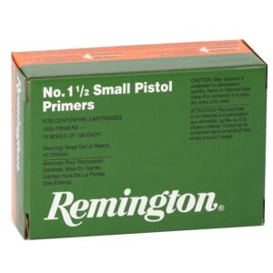 REMINGTON NO. 1-1/2 SMALL PISTOL PRIMERS 1000CT