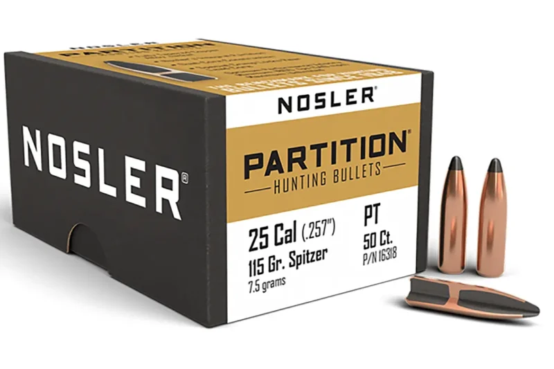 1200-min__29599 NOSLER 25CAL (.257") 115GR PARTITION SPITZER BULLETS 50CT