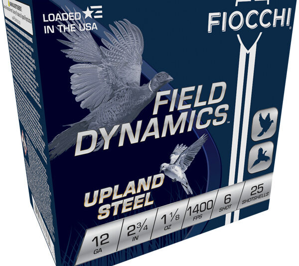 12HVST6 FIOCCHI FIELD DYNAMICS 12GA 2.75" 1400FPS 1-1/8OZ #6 AMMO 25RDS