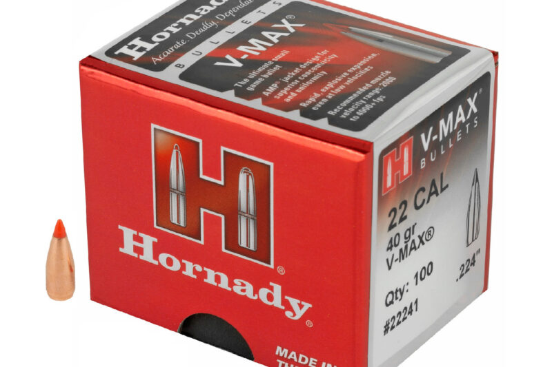 22241__52030 HORNADY 22 CAL (.224") 40 GR V-MAX BULLETS 100CT