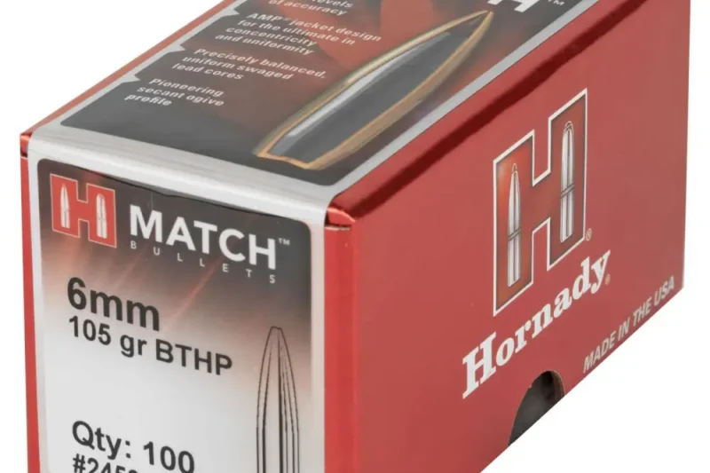 22290-14144510 HORNADY 6MM (.243") 105GR BTHP MATCH 100CT