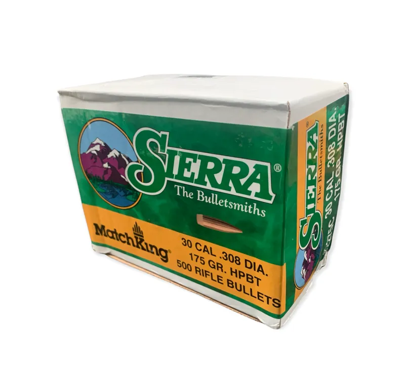SIERRA 30CAL (.308") 175GR HPBT MATCHKING BULLETS 500CT