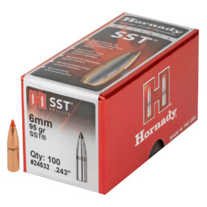HORNADY 6MM (.243") 95GR SST BULLETS 100CT