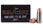 SPEER 9MM (.355") 115GR JHP BULLETS 100CT