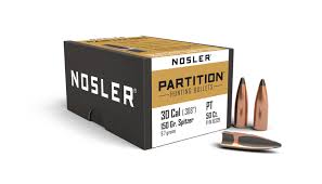 NOSLER 30CAL (.308") 150GR PARTITION BULLETS 50CT