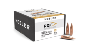 NOSLER 30CAL (.308") 168GR HPBT REDUCED DRAG FORCE BULLETS 100CT