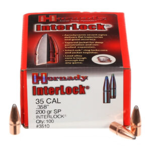 HORNADY 35CAL (.358") 200GR SP BULLETS 100CT