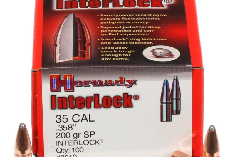 3510 HORNADY 35CAL (.358") 200GR SP BULLETS 100CT