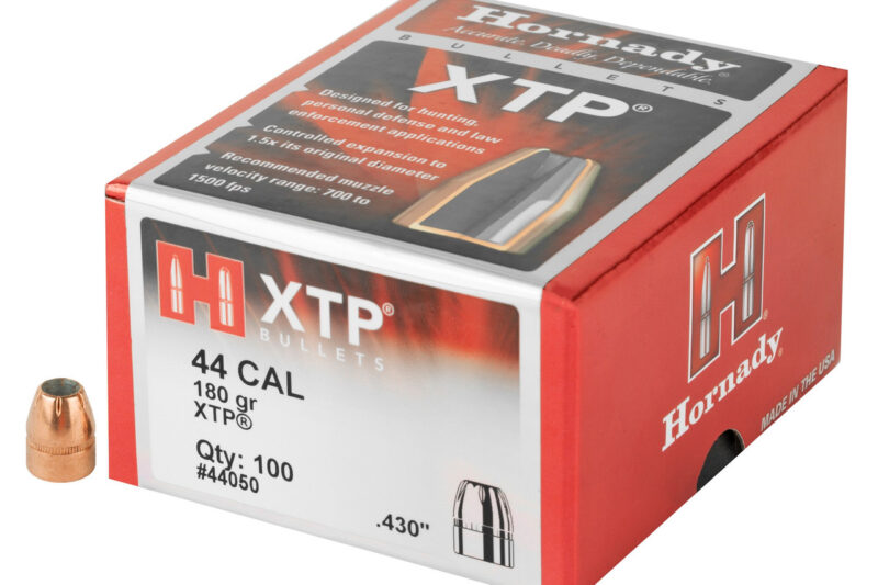 44050__28771 HORNADY 44 CAL (.430") 180gr XTP BULLETS 100 CT