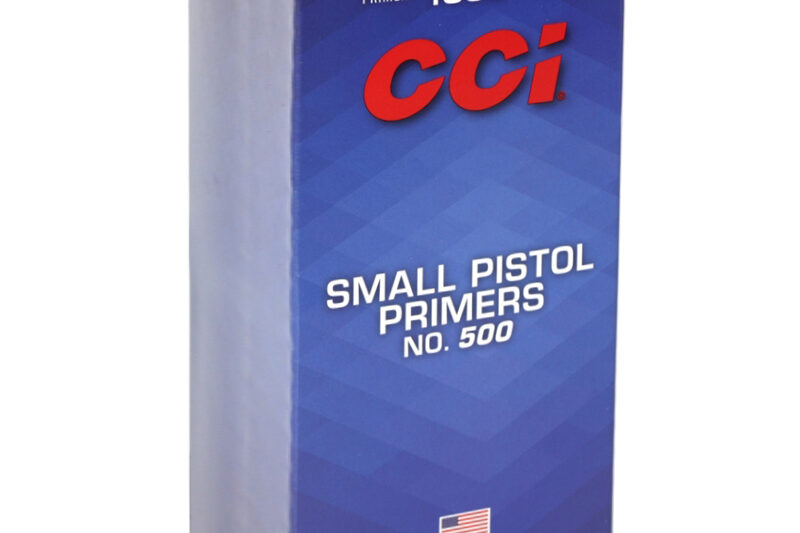 CCI Small Pistol Primers #500 Box of 1000 CCI NO.500 SMALL PISTOL PRIMER 1000CT