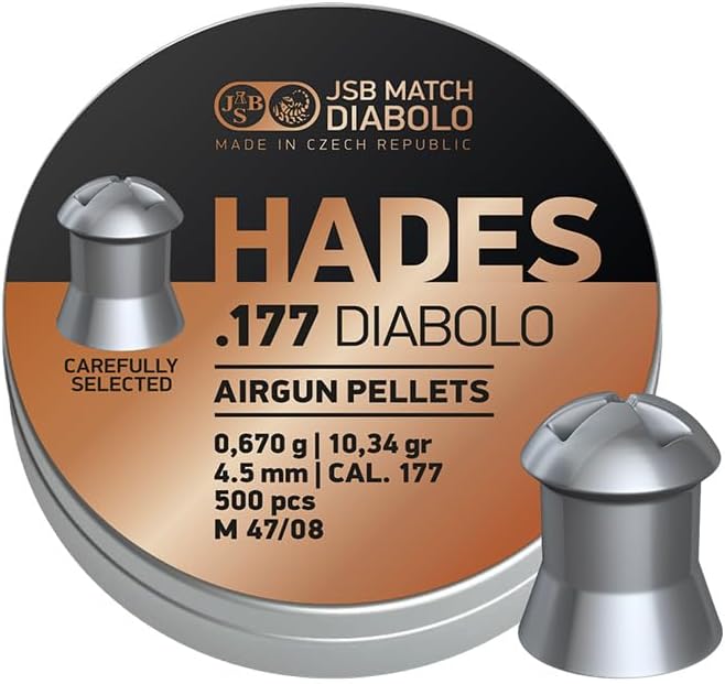 JSB HADES 177CAL 10.43GR PELLETS 500CT