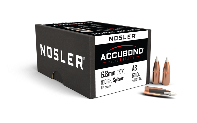 6.8 100GR NOSLER 6.8MM (.277") 100GR 50CT