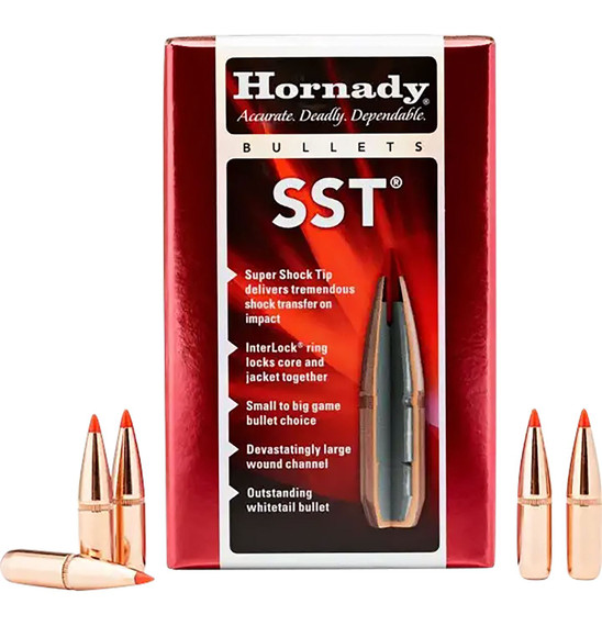HORNADY 6.5MM (.264") 129GR SST BULLETS 100CT