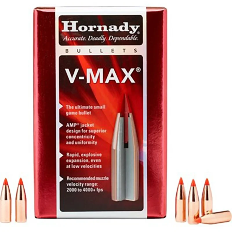 HORNADY 20CAL (.204") 40GR V-MAX BULLETS 250CT