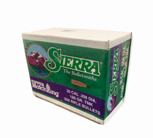 SIERRA 30CAL (.308") 168GR TIPPED MATCHKING BULLETS 500CT