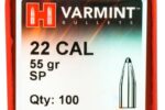 HORNADY 22CAL (.224") 55GR SP BULLETS 100CT