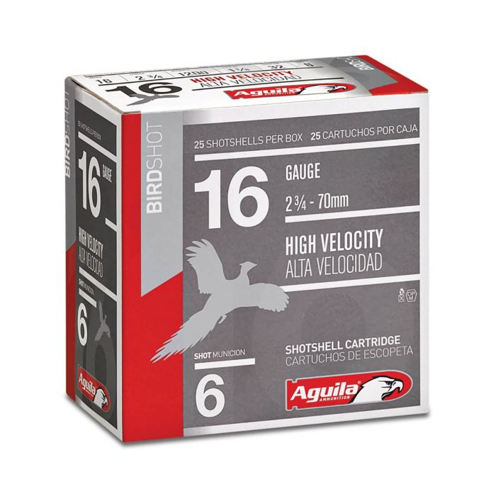 AGUILA 16GA 2.75" 1-1/8OZ 1240FPS #6 AMMO 25RDS