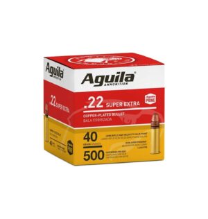 AGUILA 22LR SP 40GR HIGH VELOCITY AMMO 500RDS