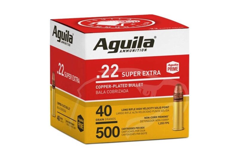 AGUILA 22 LR SP 40GR HIGH VELOCITY AMMO 500CT AGUILA 22LR SP 40GR HIGH VELOCITY AMMO 500RDS