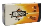 ARMSCOR 22 SHORT 29GR CP AMMO 50RDS