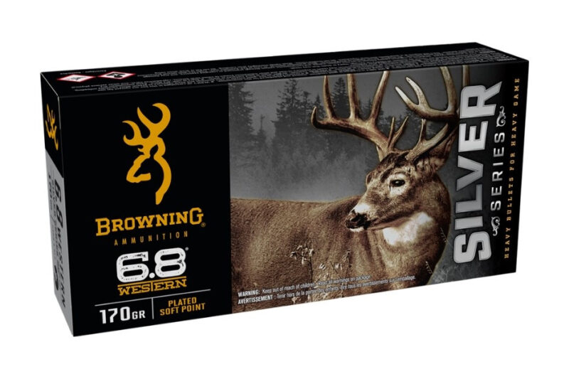 B192600681__99965 BROWNING SILVER SERIES 6.8 WESTERN 170GR PLATED SOFT POINT AMMO 20RDS