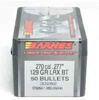 BARNES 270 (.277") 129GR LRX BULLETS 50CT
