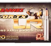 BARNES VORTEX 7MM REMINGTON ULTRA MAG 145GR LRX AMMO 20RDS