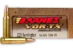 BARNES VORTEX 223 REMINGTON 55GR TSX FB AMMO 20RDS