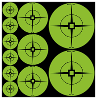 BC TARGETS SPORTS GREEN 1"-60/2"-30/3"-20