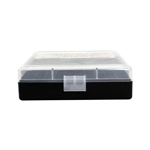 BERRY 380:9MM HINGED-TOP BOX 100-RDS CLEAR:BLACK BERRY 380/9MM HINGED-TOP BOX 100-RDS CLEAR/BLACK