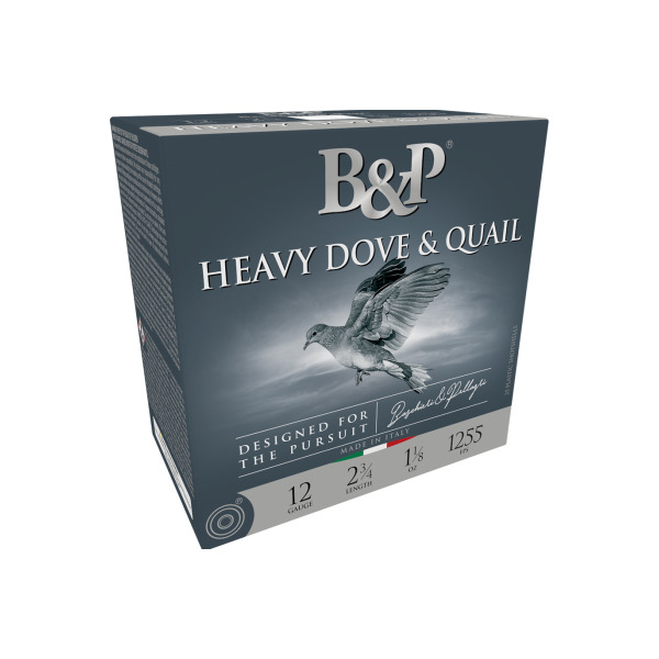 B&P 12GA 1-1/8OZ 1255FPS #6 2.75" AMMO 25CT