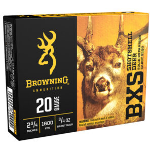 BROWNING SLUG 20GA 2.75" 1600 FPS 3/4OZ SABOT 5RDS