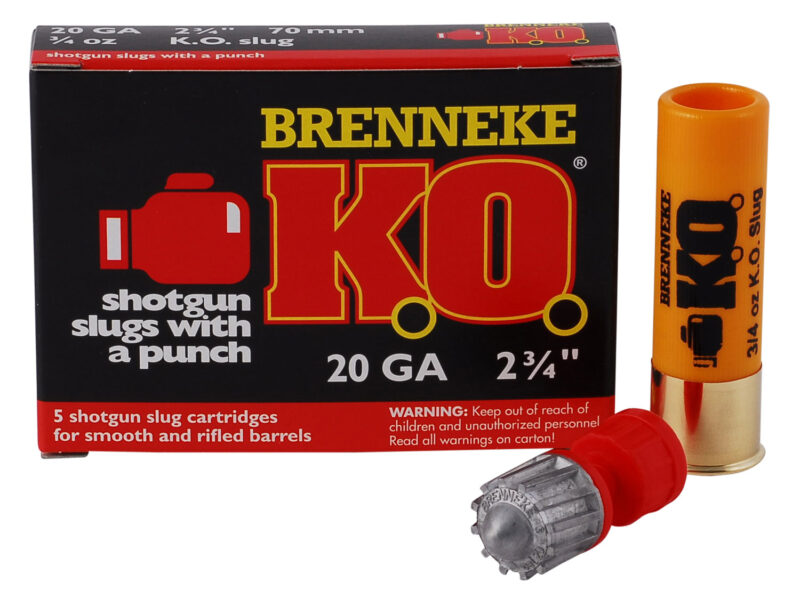 BRENNEKE 20GA KO 2.75" 3/4OZ SLUG 5RDS