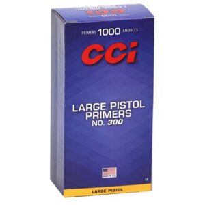 CCI NO.300 LARGE PISTOL PRIMERS 1000CT