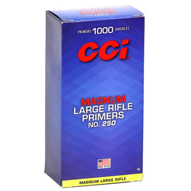 CCI NO.250 LARGE RIFLE MAGNUM PRIMERS 1000CT