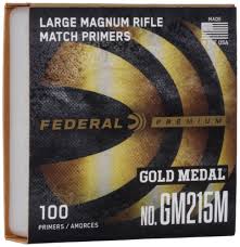 Federal GM215M Large Rifle Magnum Match Primers 100CT