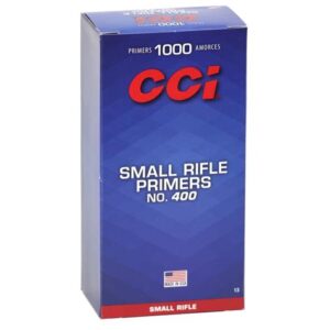 CCI SMALL RIFLE PRIMERS #400-1m