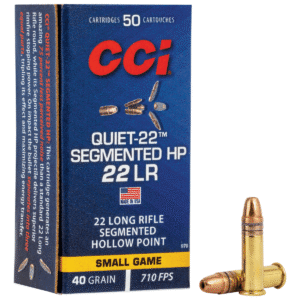 CCI QUIET SEGMENTED 22LR 40GR 710FPS AMMO 50RDS