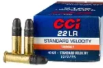 CCI STANDARD VELOCITY 22LR 40GR 1070FPS AMMO 500RDS