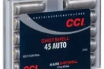 CCI SHOTSHELL PEST CONTOL 45ACP 120GR #9 SHOT AMMO 10RDS