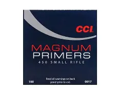 CCI NO.450 SMALL RIFLE MAGNUM PRIMERS 100CT