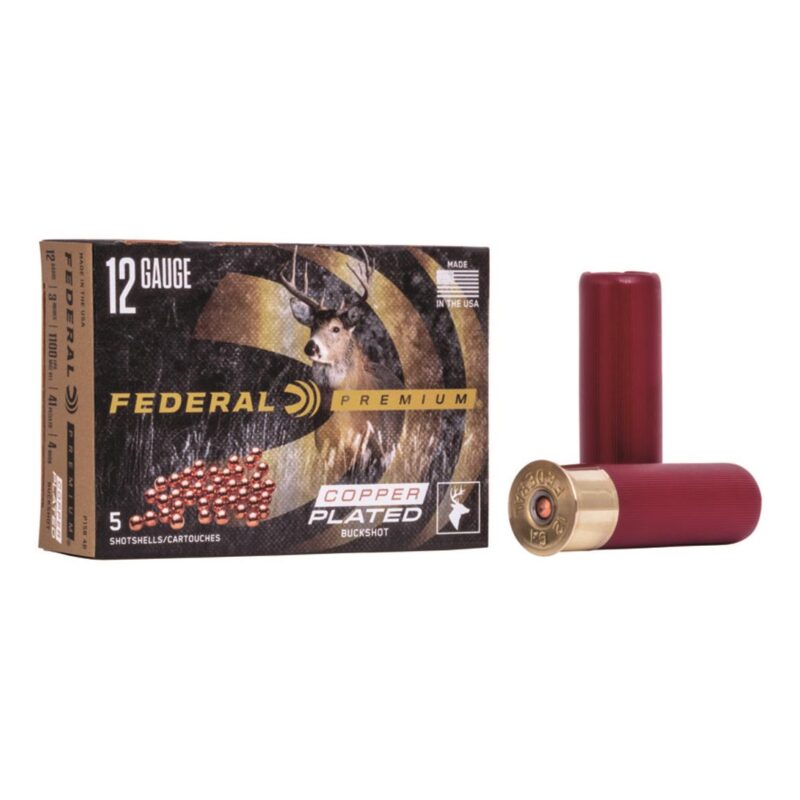 FEDERAL 12GA 3" MAG #4 BUCK 5RDS