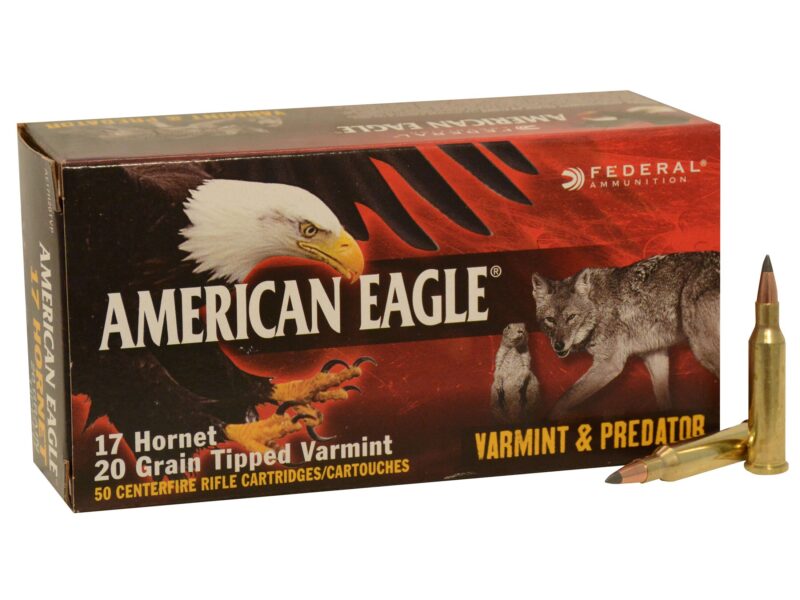FEDERAL AMERICAN EAGLE 17 WSM 20GR TIPPED AMMO 50RDS