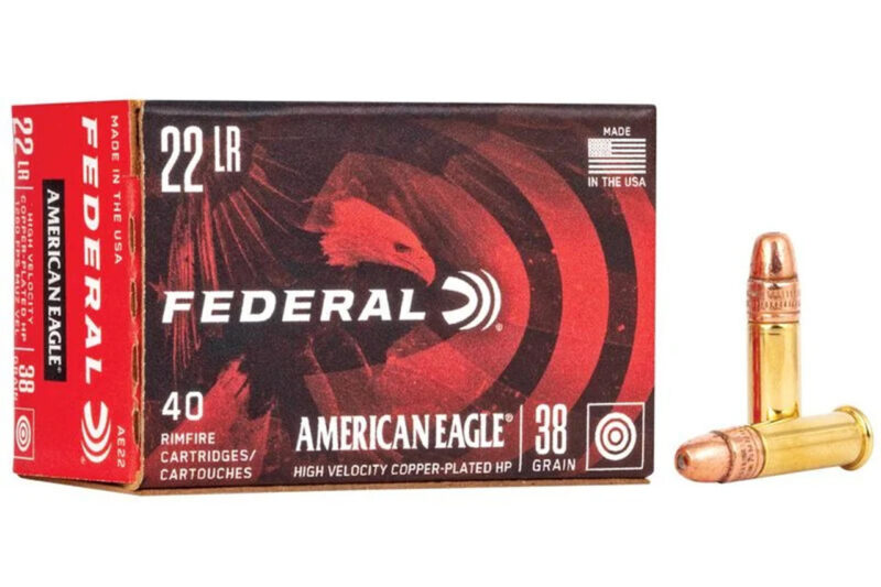 FEDERAL 22LR 38GR AMERICAN EAGLE FEDERAL 22LR 38GR AMERICAN EAGLE AMMO 50RDS