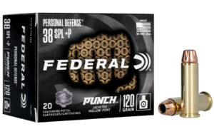 FEDERAL PUNCH 38 SPL+P 120GR JHP AMMO 20RDS