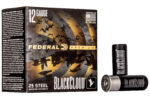 FEDERAL BLACK CLOUD 12GA 2.75" 1-1/8OZ 1500FPS #3 AMMO 25RDS