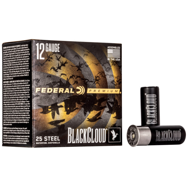 FEDERAL BLACK CLOUD 12GA 2.75" 1-1/8OZ 1500FPS #3 AMMO 25RDS