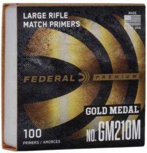 FEDERAL LARGE RIFLE MATCH PRIMERS 100CT