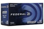 FEDERAL NO.205 SMALL RIFLE PRIMERS 1000CT